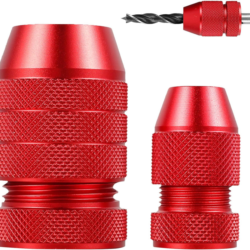 🔥🛠️Professional Drill Depth Stop Kit (2Pcs) - 💪Heavy-Duty Aluminum Alloy | Perfect Depth Control Every Time | Woodworking Essential